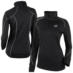 Brooklyn Nets Women's Omni-Wick Shotgun 2.0 Quarter-Zip Pullover Top Black - Columbia