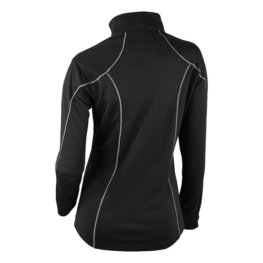 Brooklyn Nets Women's Omni-Wick Shotgun 2.0 Quarter-Zip Pullover Top Black - Columbia