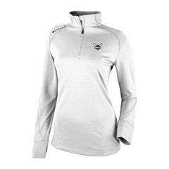 Charlotte Hornets Women's Omni-Wick Shotgun 2.0 Quarter-Zip Pullover Top White - Columbia