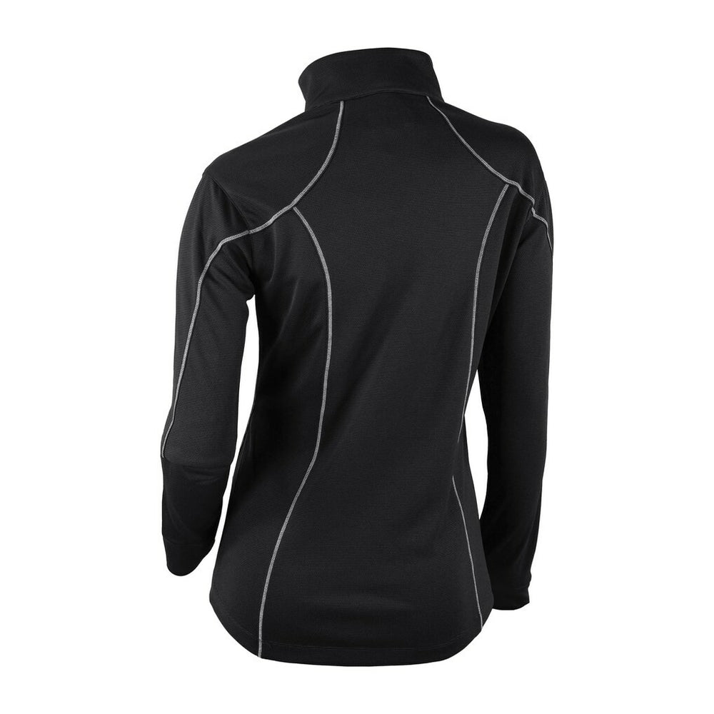 Charlotte Hornets Women's Omni-Wick Shotgun 2.0 Quarter-Zip Pullover Top Black - Columbia