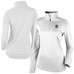 Golden State Warriors Women's Omni-Wick Shotgun 2.0 Quarter-Zip Pullover Top White - Columbia