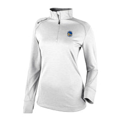Golden State Warriors Women's Omni-Wick Shotgun 2.0 Quarter-Zip Pullover Top White - Columbia