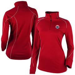Washington Wizards Women's Omni-Wick Shotgun 2.0 Quarter-Zip Pullover Top Red - Columbia