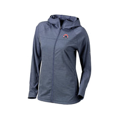 Washington Wizards Women's Omni-Wick Half Shot Full-Zip Hooded Jacket Navy - Columbia