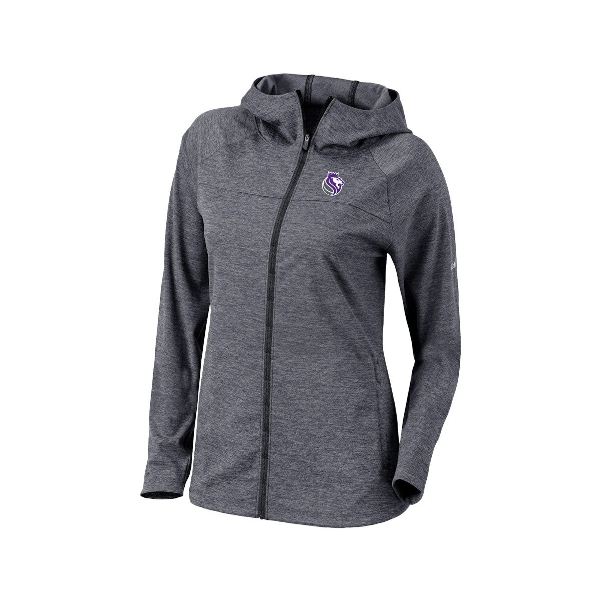 Sacramento Kings Women's Omni-Wick Half Shot Full-Zip Hooded Jacket Black - Columbia outlet