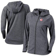 Atlanta Hawks Women's Omni-Wick Half Shot Full-Zip Hooded Jacket Black - Columbia