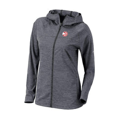 Atlanta Hawks Women's Omni-Wick Half Shot Full-Zip Hooded Jacket Black - Columbia