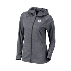 Brooklyn Nets Women's Omni-Wick Half Shot Full-Zip Hooded Jacket Black - Columbia