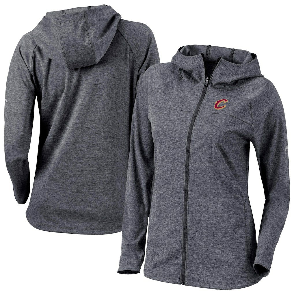 Cleveland Cavaliers Women's Omni-Wick Half Shot Full-Zip Hooded Jacket Black - Columbia