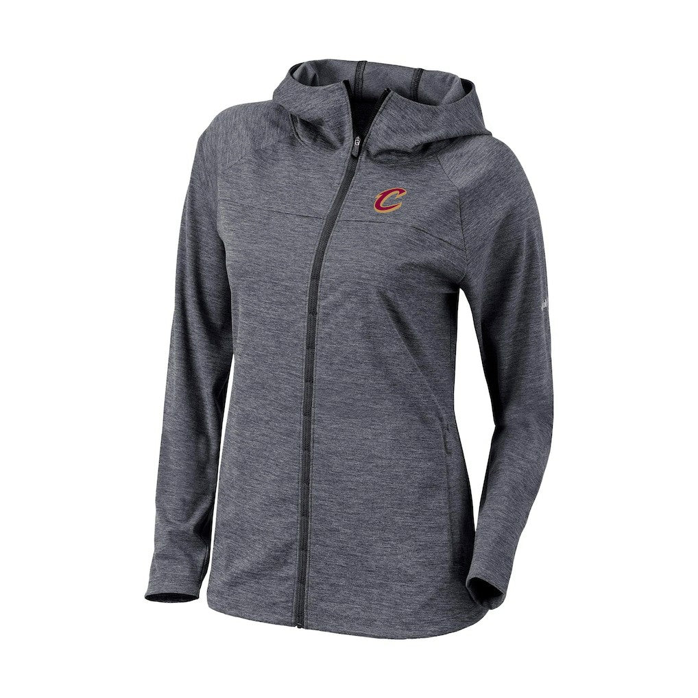 Cleveland Cavaliers Women's Omni-Wick Half Shot Full-Zip Hooded Jacket Black - Columbia