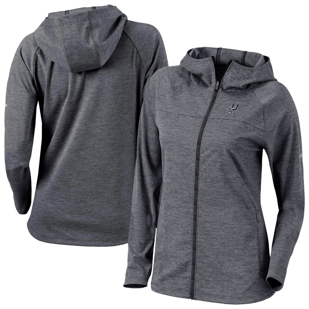 San Antonio Spurs Women's Omni-Wick Half Shot Full-Zip Hooded Jacket Black - Columbia