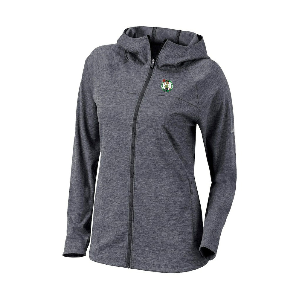 Boston Celtics Women's Omni-Wick Half Shot Full-Zip Hooded Jacket Black - Columbia