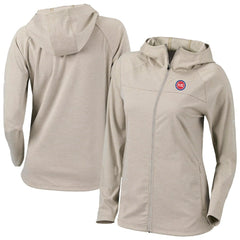 Detroit Pistons Women's Omni-Wick Half Shot Full-Zip Hooded Jacket Tan - Columbia
