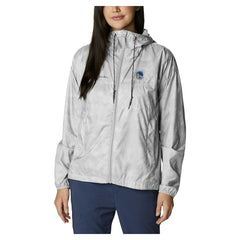 Golden State Warriors Women's Flash Challenger II Omni-Shade Full-Zip Windbreaker Jacket White - Columbia