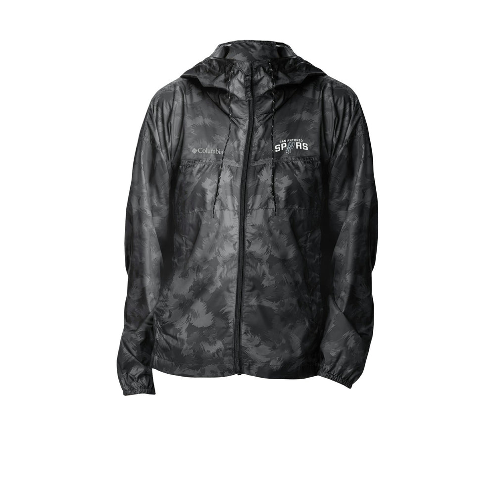 San Antonio Spurs Women's Flash Challenger II Omni-Shade Full-Zip Windbreaker Jacket Black - Columbia