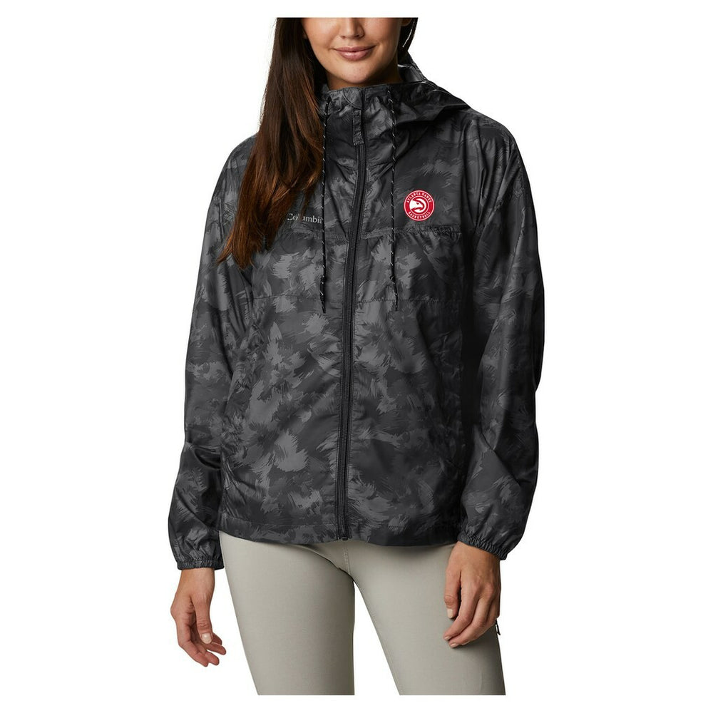 Atlanta Hawks Women's Flash Challenger II Omni-Shade Full-Zip Windbreaker Jacket Black - Columbia