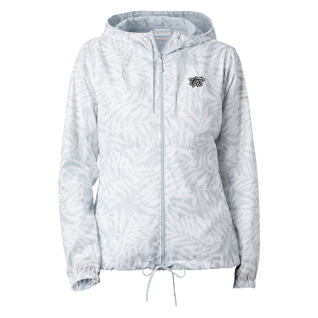 Brooklyn Nets Women's Flash Forward Windbreaker White - Columbia