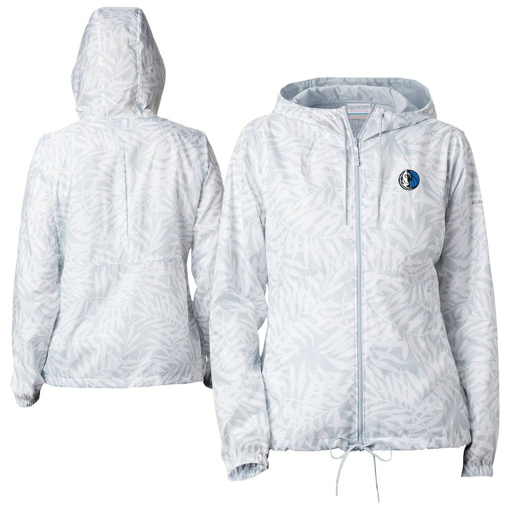 Dallas Mavericks Women's Flash Forward Windbreaker White - Columbia