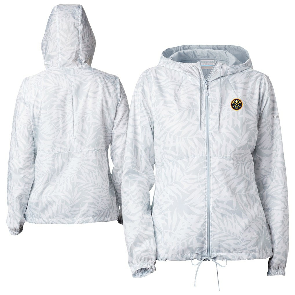 Denver Nuggets Women's Flash Forward Windbreaker White - Columbia