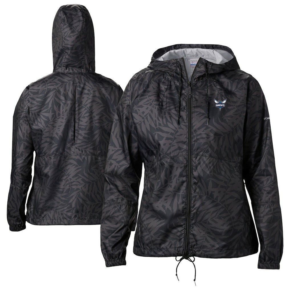 Charlotte Hornets Women's Flash Forward Windbreaker Black - Columbia