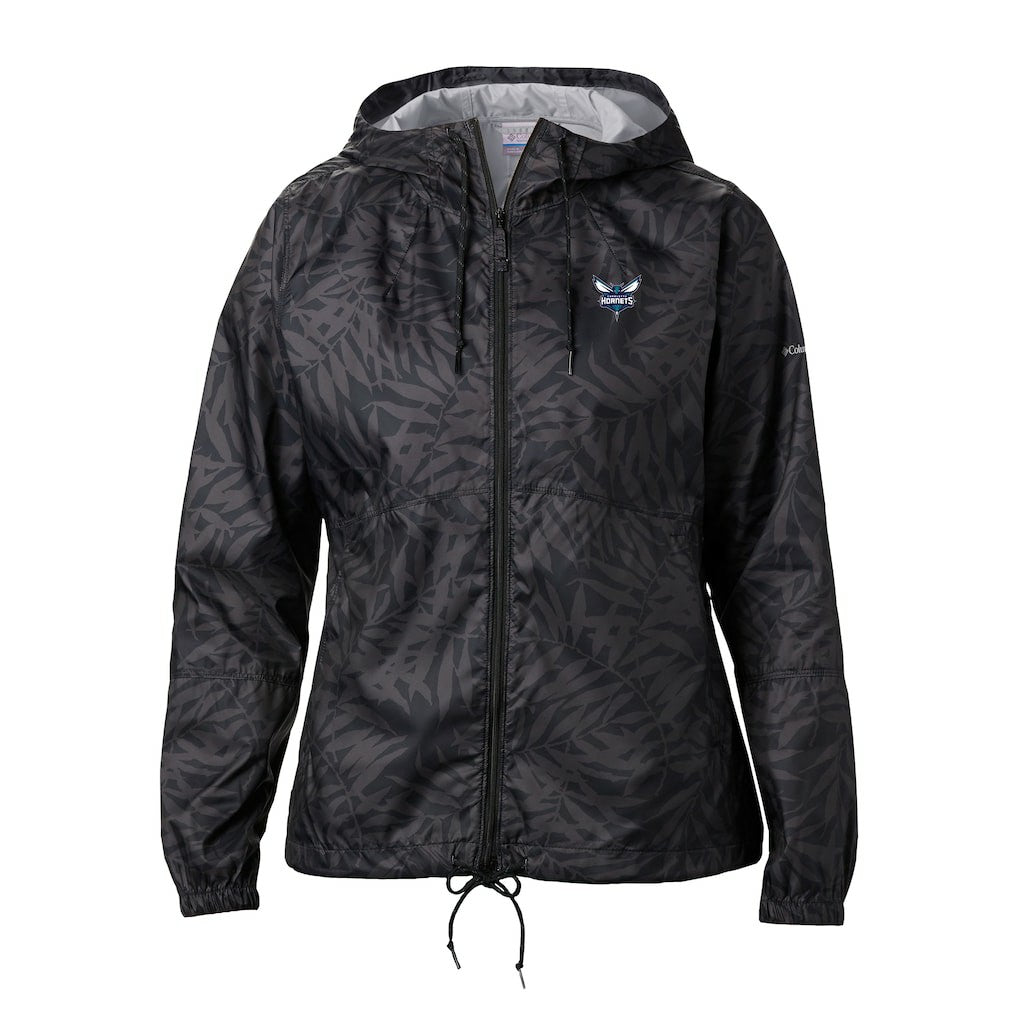 Charlotte Hornets Women's Flash Forward Windbreaker Black - Columbia