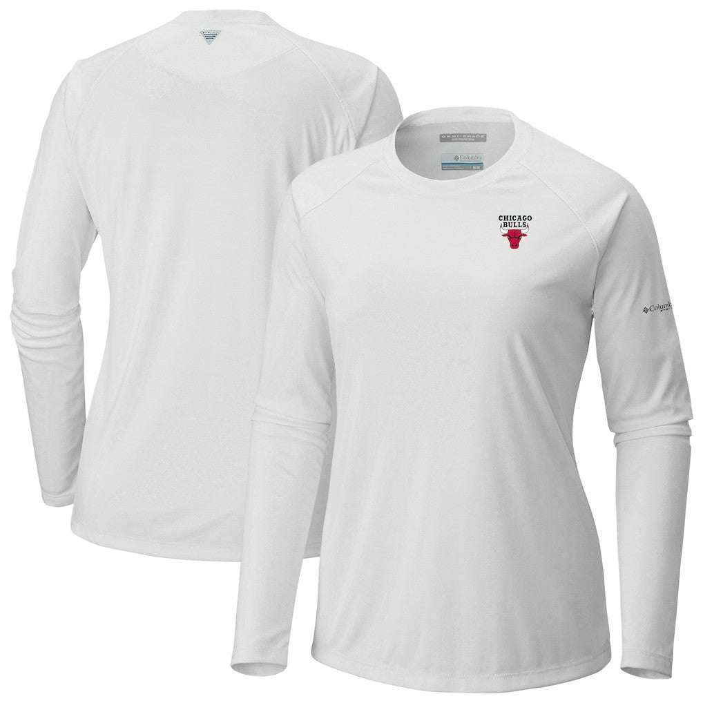 Chicago Bulls Women's Tidal Tee II Long Sleeve T-Shirt White - Columbia