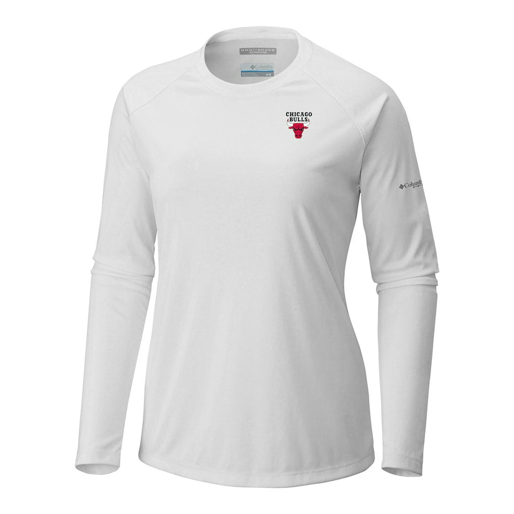 Chicago Bulls Women's Tidal Tee II Long Sleeve T-Shirt White - Columbia