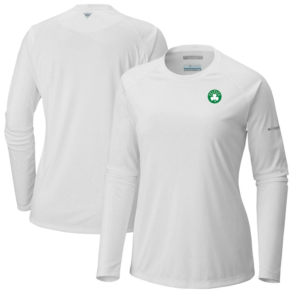 Boston Celtics Women's Tidal Tee II Long Sleeve T-Shirt White - Columbia