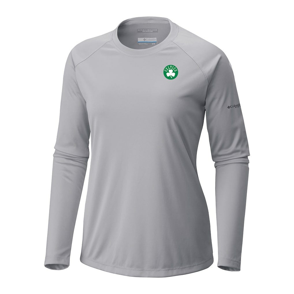 Boston Celtics Women's Tidal Tee II Long Sleeve T-Shirt Gray - Columbia