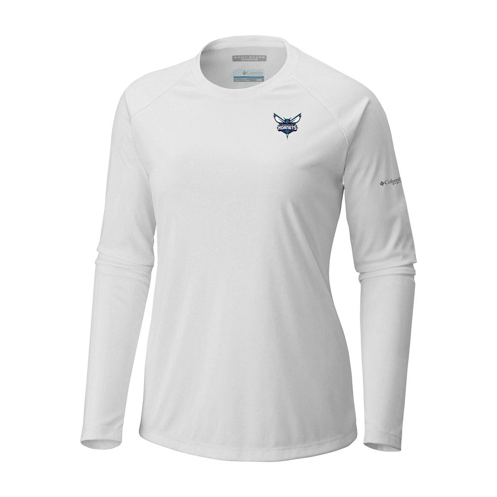 Charlotte Hornets Women's Tidal Tee II Long Sleeve T-Shirt White - Columbia