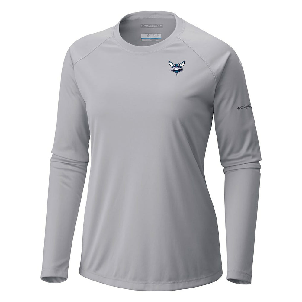 Charlotte Hornets Women's Tidal Tee II Long Sleeve T-Shirt Gray - Columbia