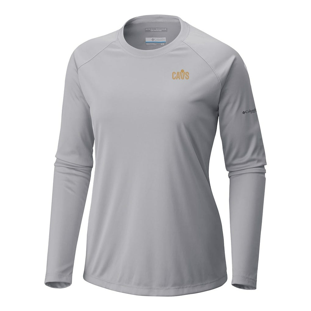 Cleveland Cavaliers Women's Tidal Tee II Long Sleeve T-Shirt Gray - Columbia