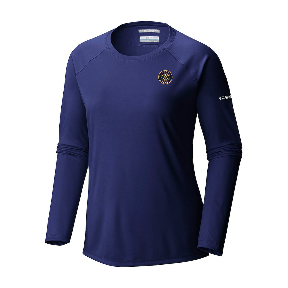 Denver Nuggets Women's Tidal Tee II Long Sleeve T-Shirt Navy - Columbia