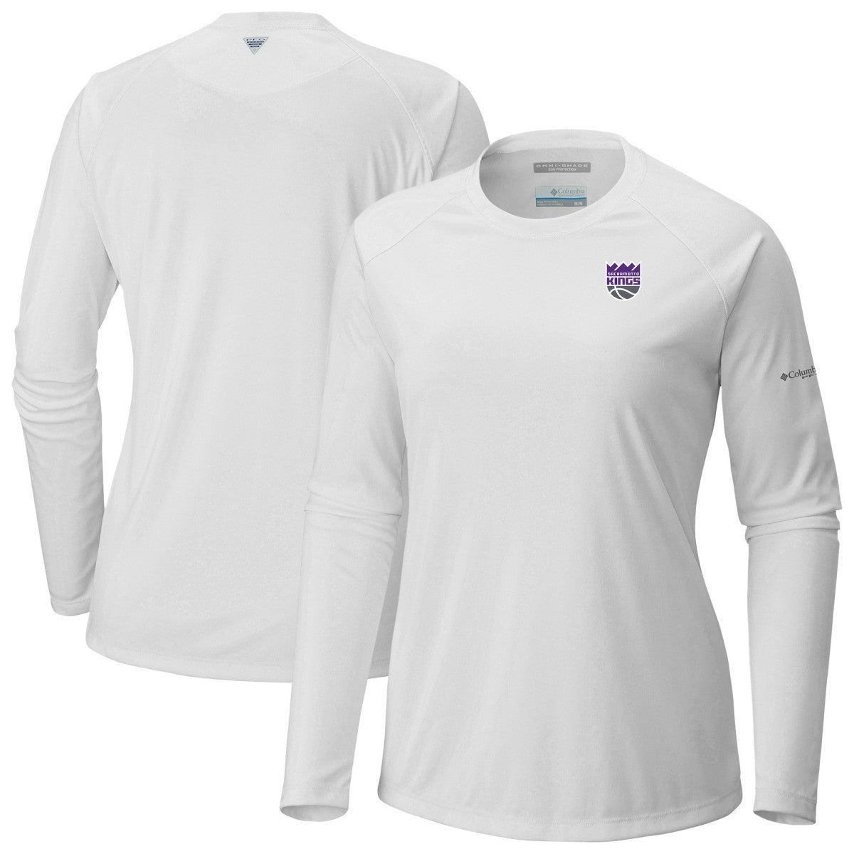 Sacramento Kings Women's Tidal Tee II Long Sleeve T-Shirt White - Columbia