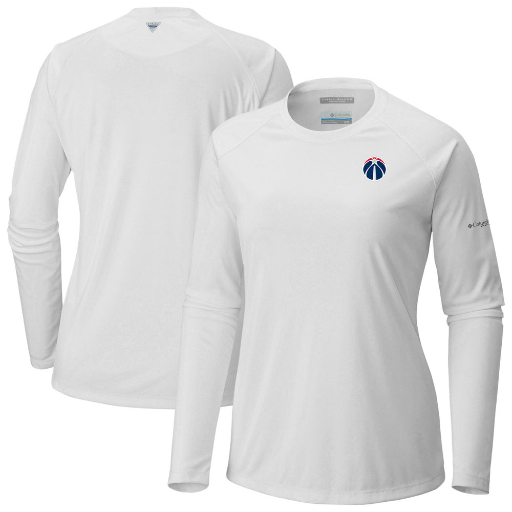Washington Wizards Women's Tidal Tee II Long Sleeve T-Shirt White - Columbia