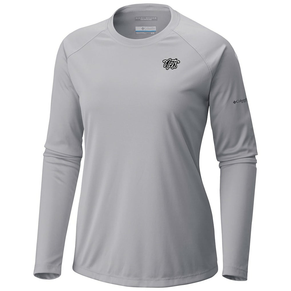 Brooklyn Nets Women's Tidal Tee II Long Sleeve T-Shirt Gray - Columbia