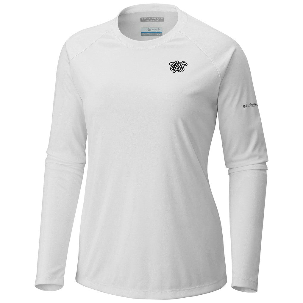 Brooklyn Nets Women's Tidal Tee II Long Sleeve T-Shirt White - Columbia