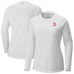 Atlanta Hawks Women's Tidal Tee II Long Sleeve T-Shirt White - Columbia