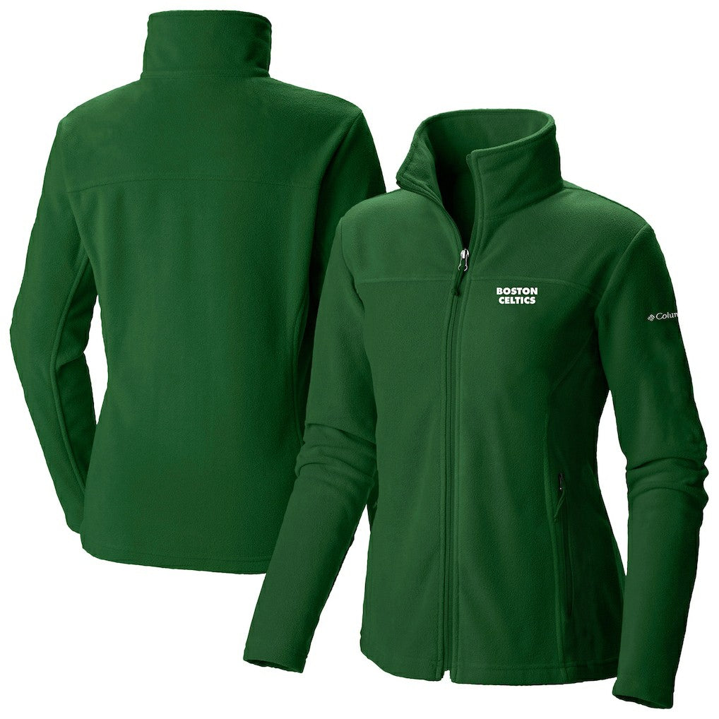 Boston Celtics Women's Give & Go II Fleece Full-Zip Jacket Kelly Green - Columbia