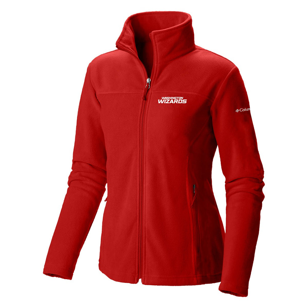 Washington Wizards Women's Give & Go II Fleece Full-Zip Jacket Red - Columbia