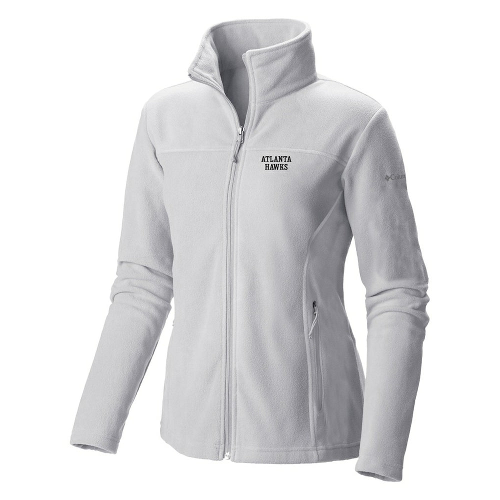 Atlanta Hawks Women's Give & Go II Fleece Full-Zip Jacket White - Columbia