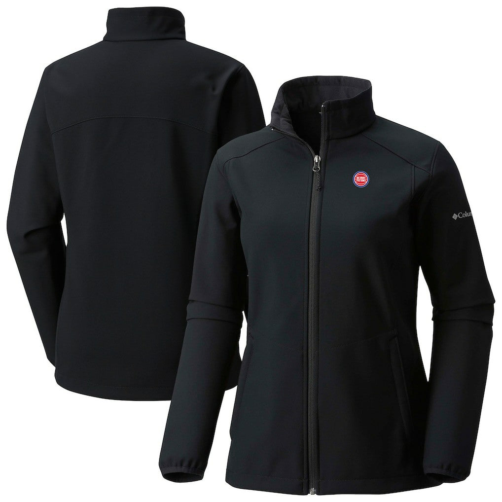 Detroit Pistons Women's Kruser Ridge III Softshell Jacket Black - Columbia outlet