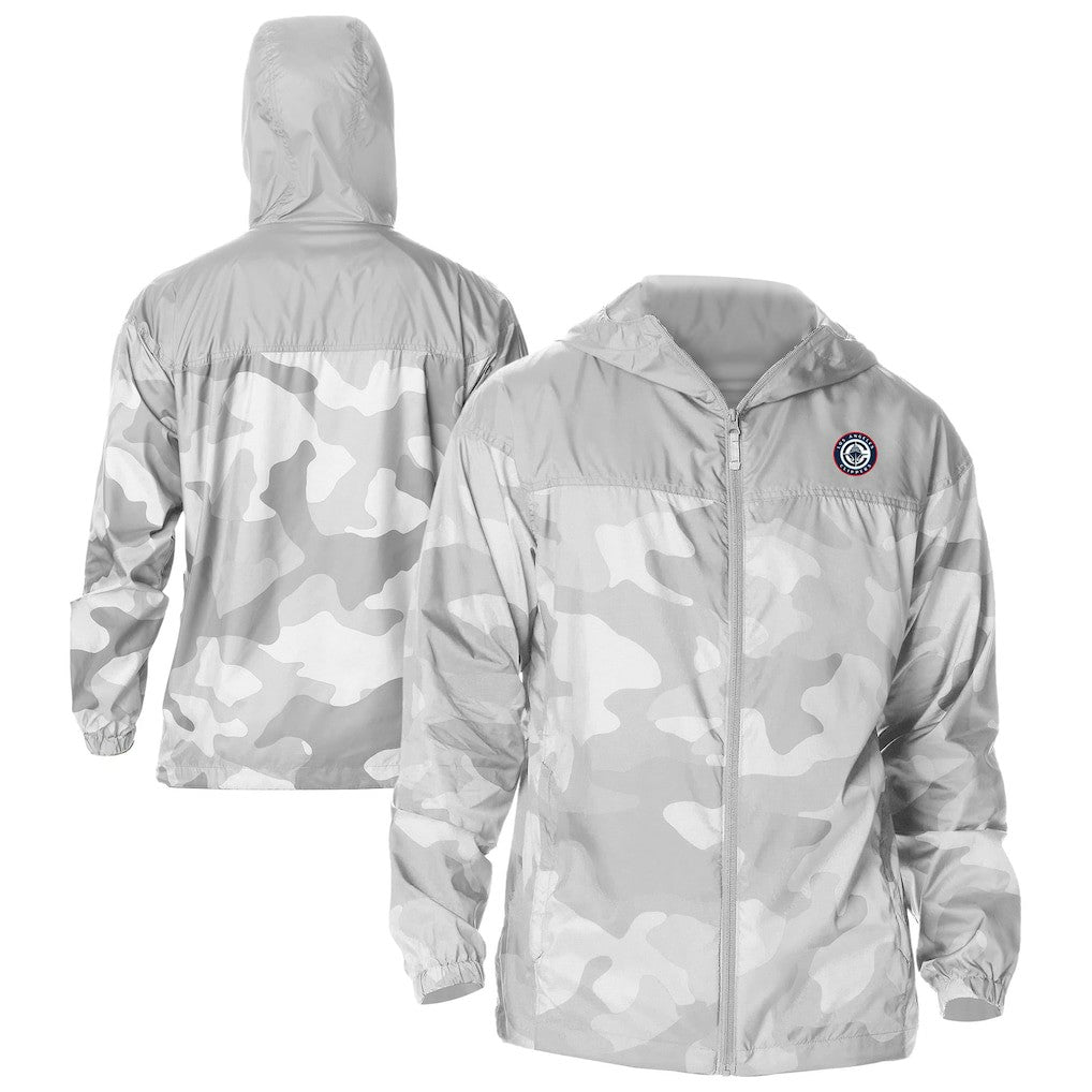 LA Clippers Flash Challenger Windbreaker Jacket Gray - Columbia
