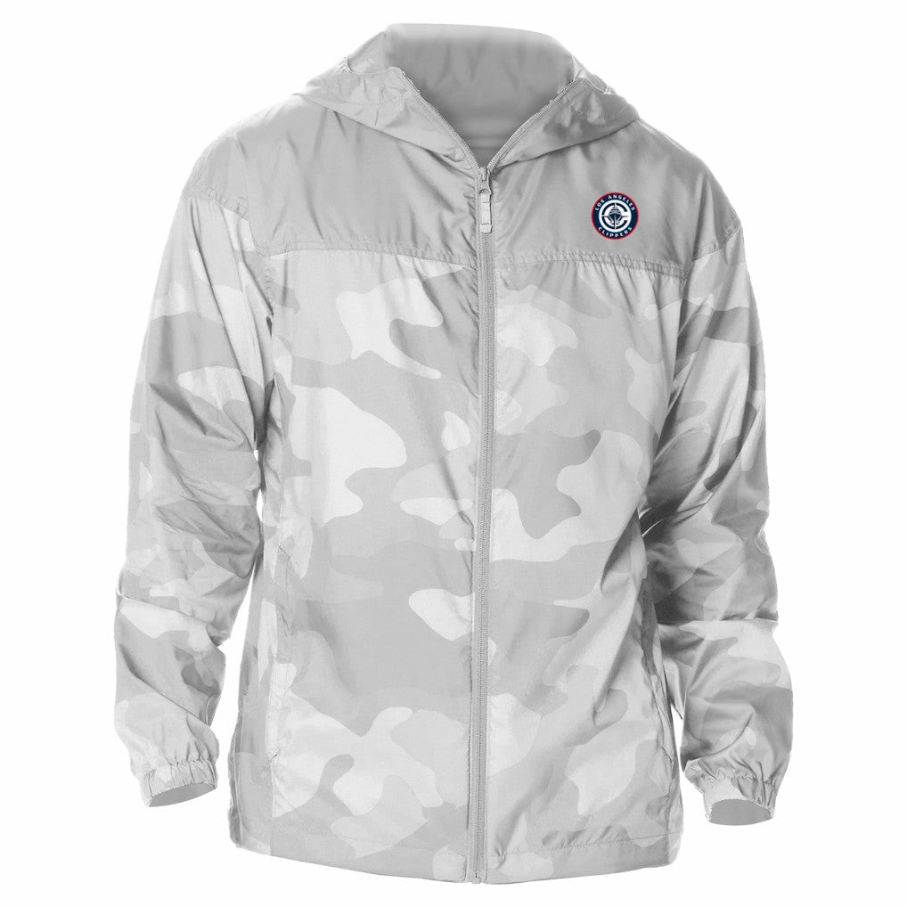 LA Clippers Flash Challenger Windbreaker Jacket Gray - Columbia