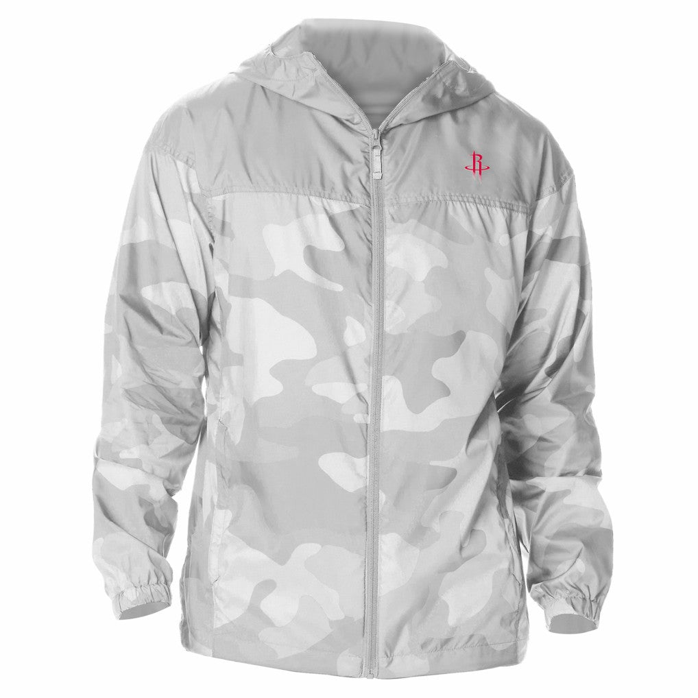 Houston Rockets Flash Challenger Windbreaker Jacket Gray - Columbia outlet