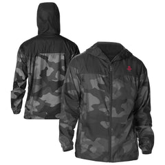 Houston Rockets Flash Challenger Windbreaker Jacket Black - Columbia