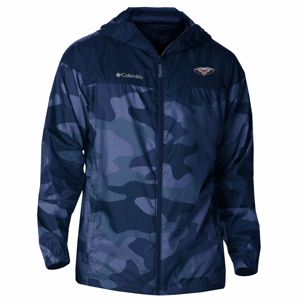 New Orleans Pelicans Flash Challenger Windbreaker Jacket Navy - Columbia