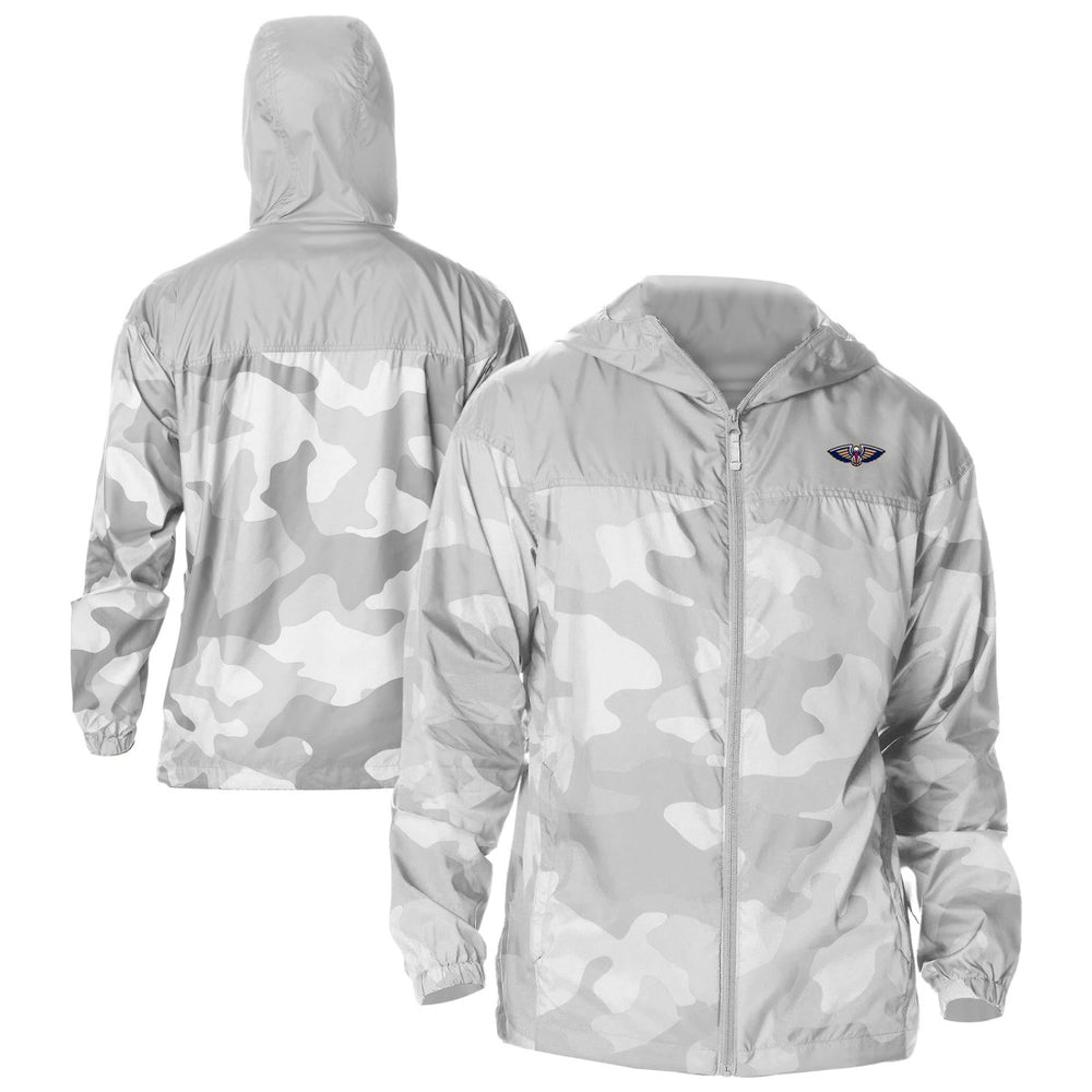 New Orleans Pelicans Flash Challenger Windbreaker Jacket Gray - Columbia