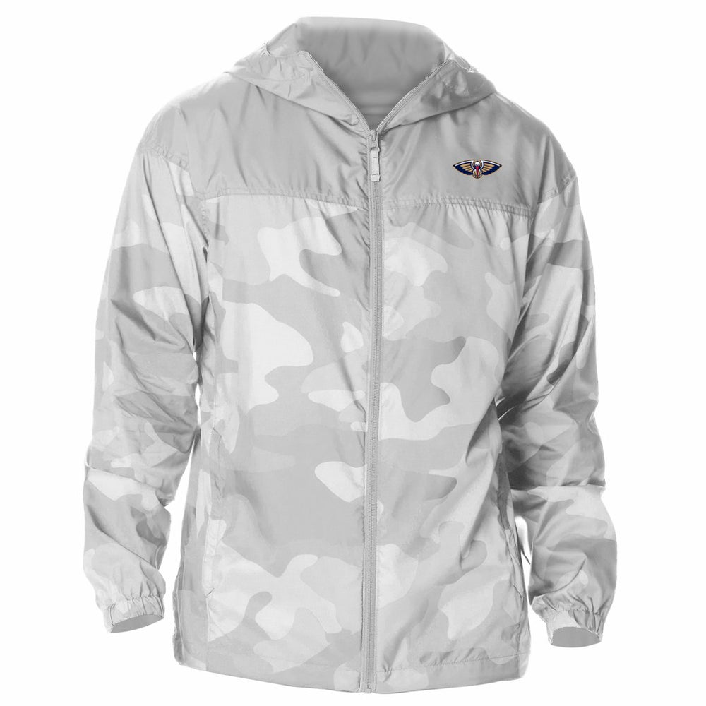 New Orleans Pelicans Flash Challenger Windbreaker Jacket Gray - Columbia