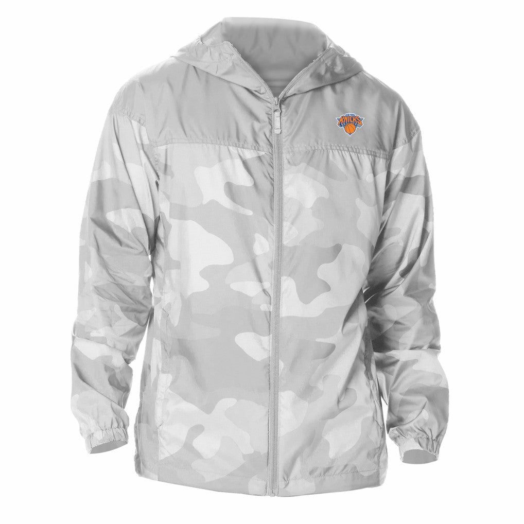 New York Knicks Flash Challenger Windbreaker Jacket Gray - Columbia